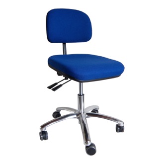 Arbejdsstol Dynamic low back, polstret stof. 2025