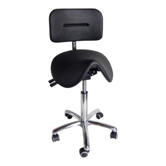 Tarok Comfort sadelstol med ryglæn, All-Matic sædeindstilling, PU-skum/2015