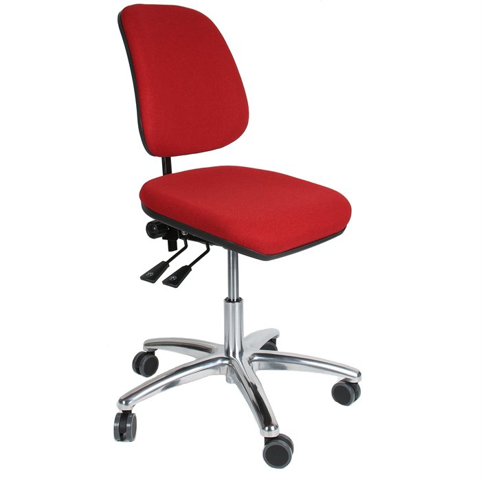 High Back Office ergonomisk kontorstol - rød/2024