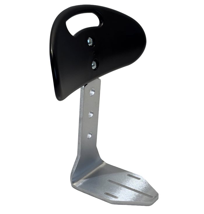 Ryglæn i plast og alu-beslag  til All-Round og Ronda